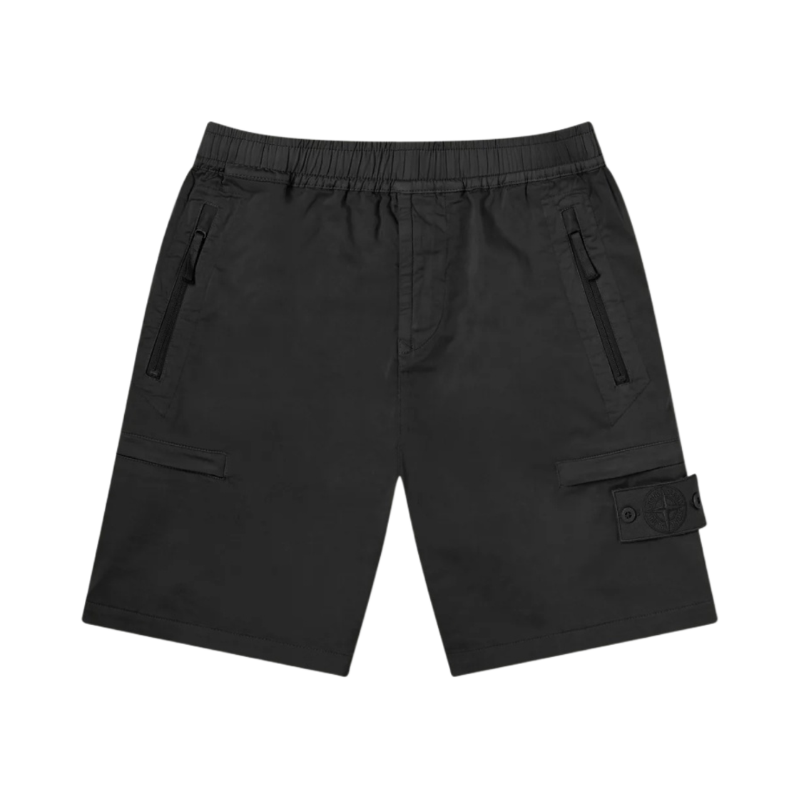 스톤 아일랜드 L06F2 고스트 피스 버뮤다 쇼츠 블랙 - 21SS