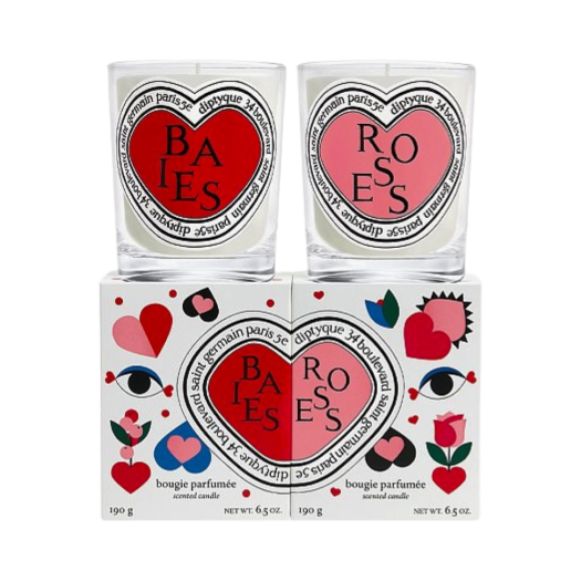 - Diptyque Valentine's Day Edition Roses and Baies Duo Set Candle 190g (Korean Ver.)