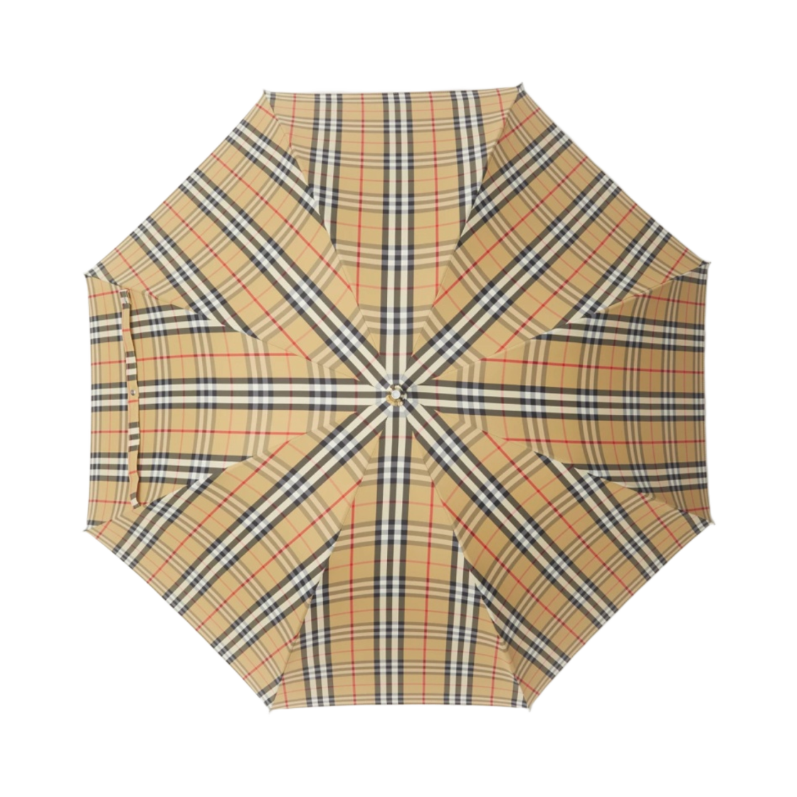 8077707 Burberry Check Umbrella Archive Beige