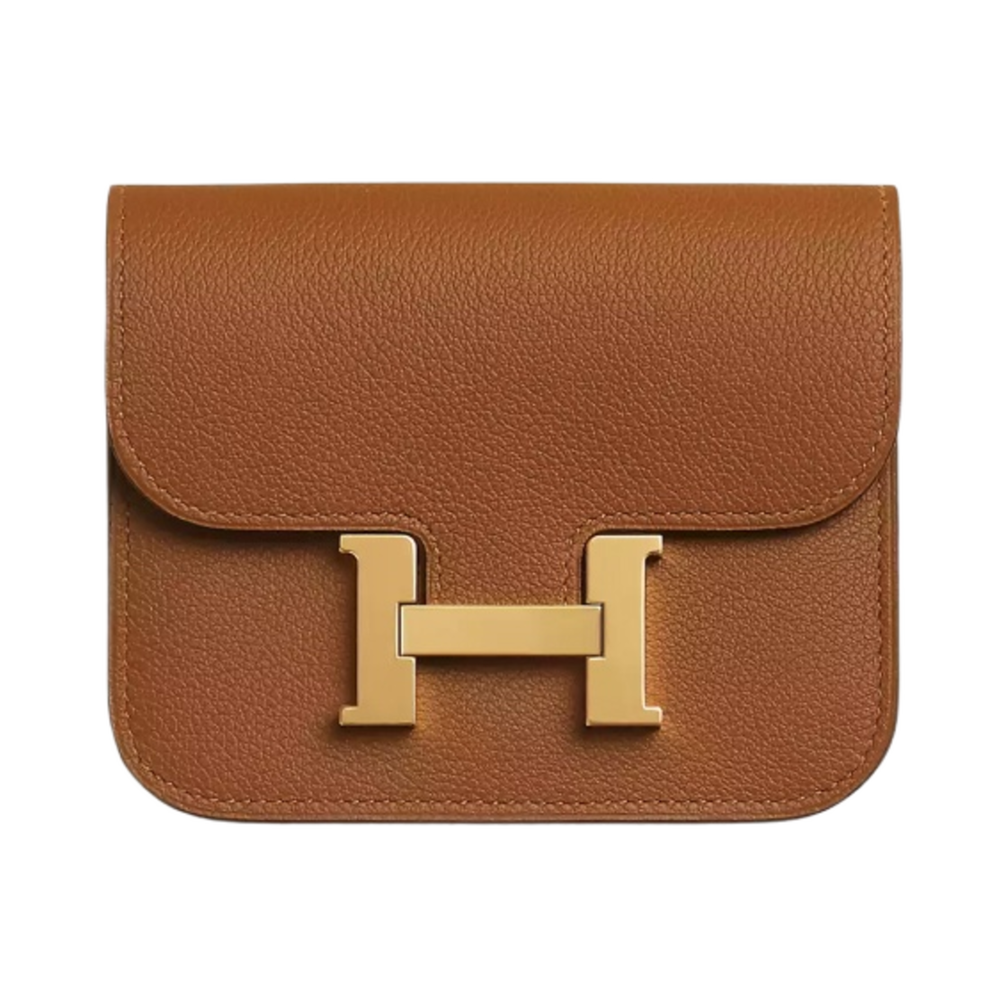 에르메스 콘스탄스 슬림 바이컬러 지갑 에버컬러 & 골드 하드웨어 베르 피즈(Hermes Constance Slim Bicolor Wallet Evercolor & Gold Vert Fizz) - 1