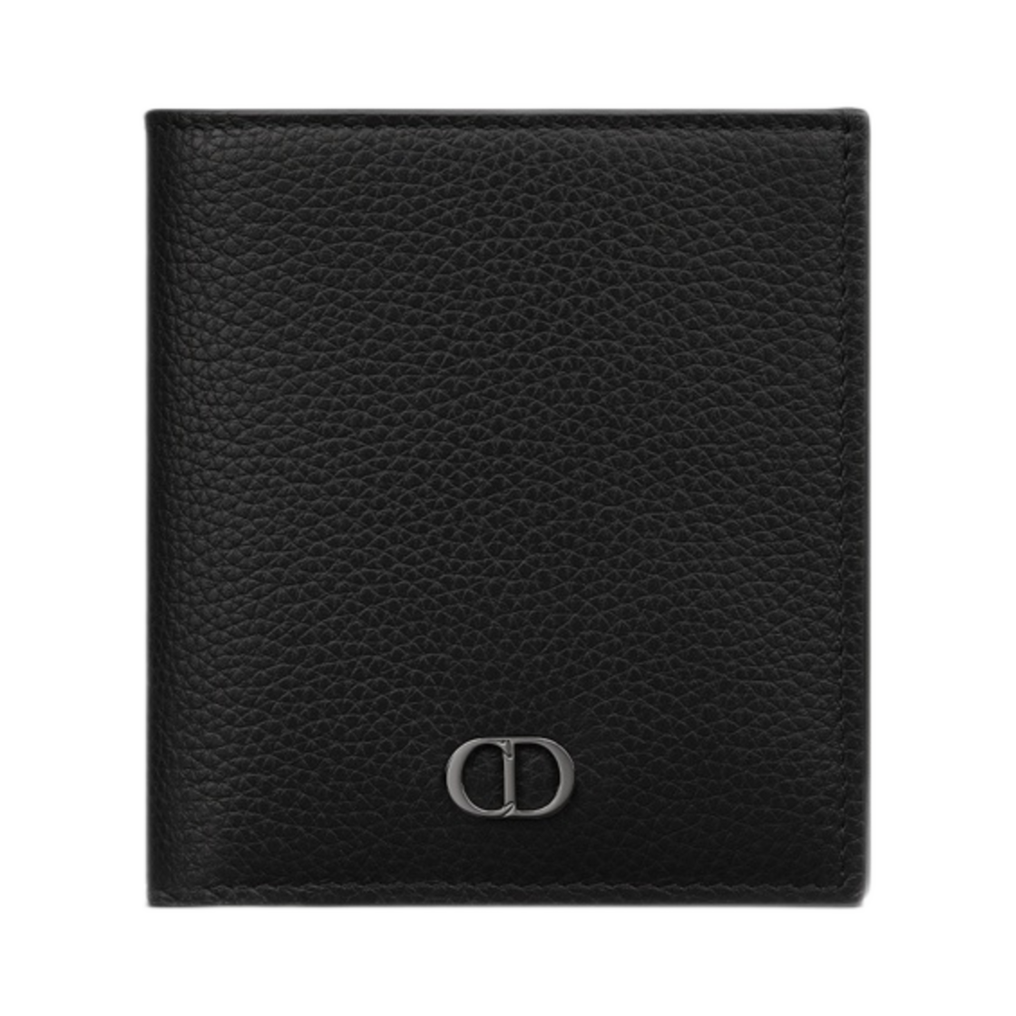 2ESBH072CDI-H00N Dior Vertical Wallet Black Grained Calfskin CD Icon Signature