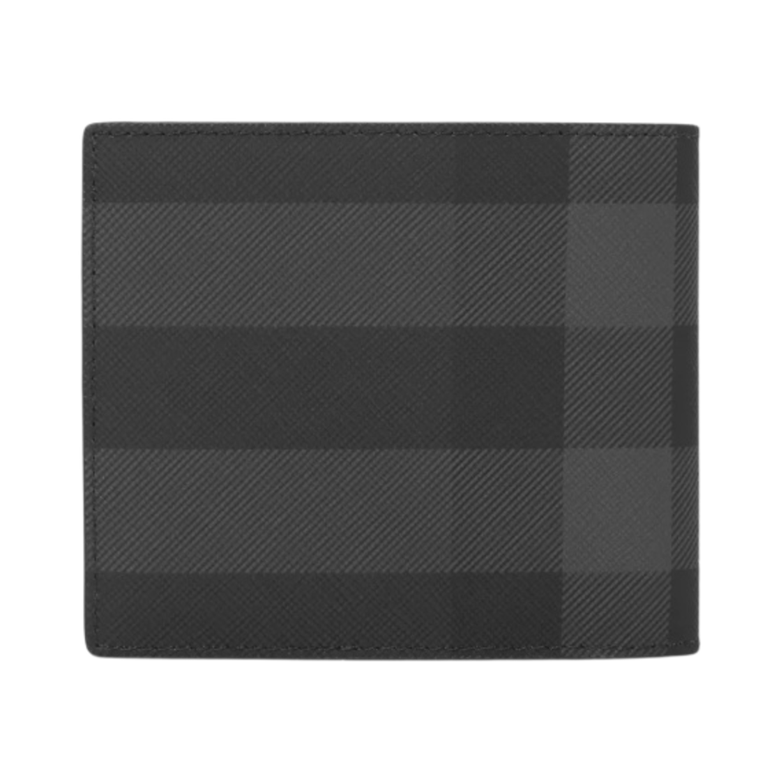 버버리 체크 레더 반지갑 차콜(Burberry Check and Leather Bifold Wallet Charcoal) - 3