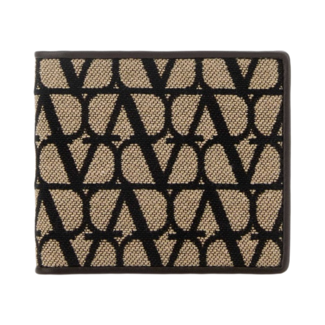 발렌티노 트왈 아이코노그래피 월렛 내츄럴 블랙 폰덴테(Valentino Toile Iconographe Wallet Natural Black Fondant)