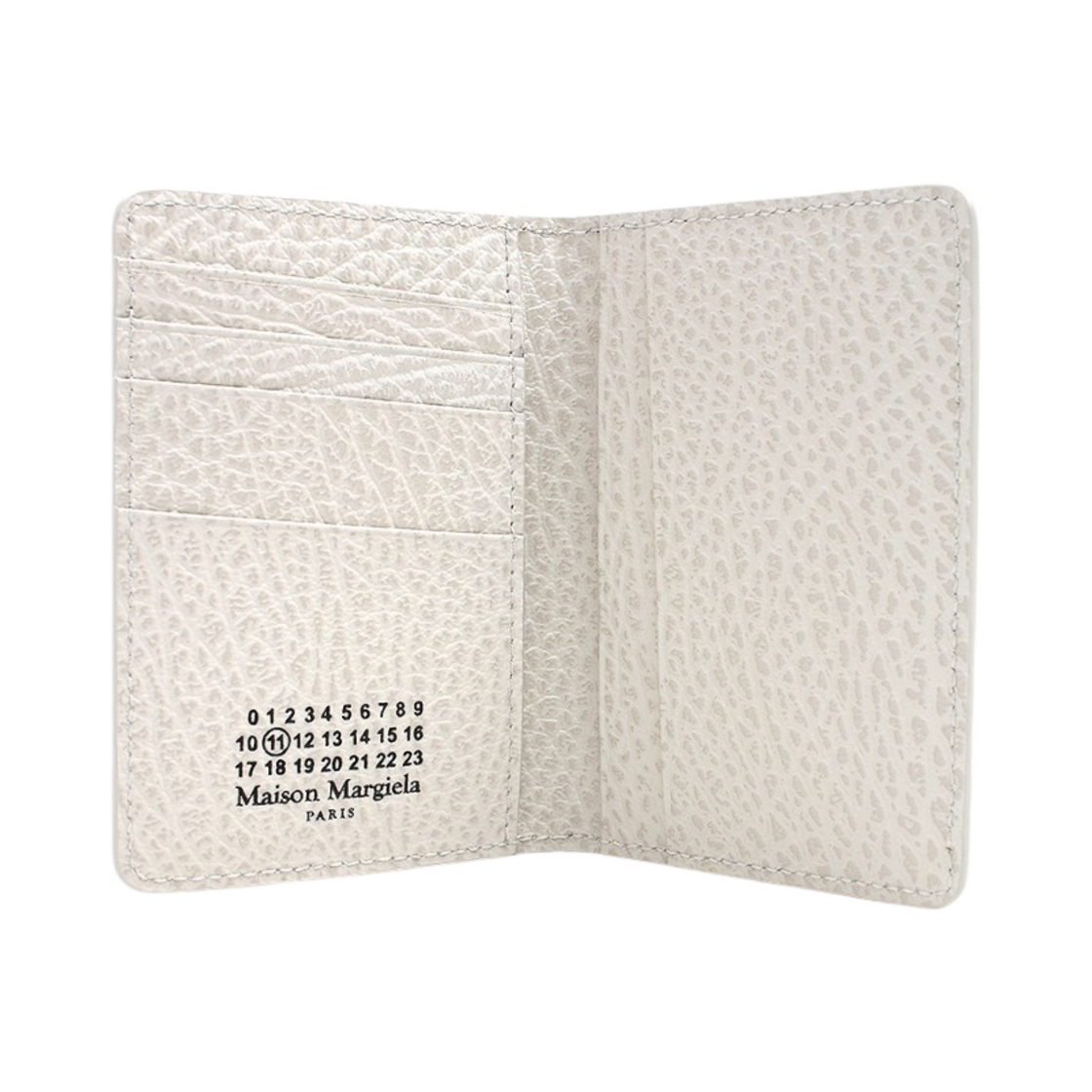 메종 마르지엘라 보빈 레더 카드 홀더 아이보리(Maison Margiela Bovine Leather Card Holder Ivory) - 2