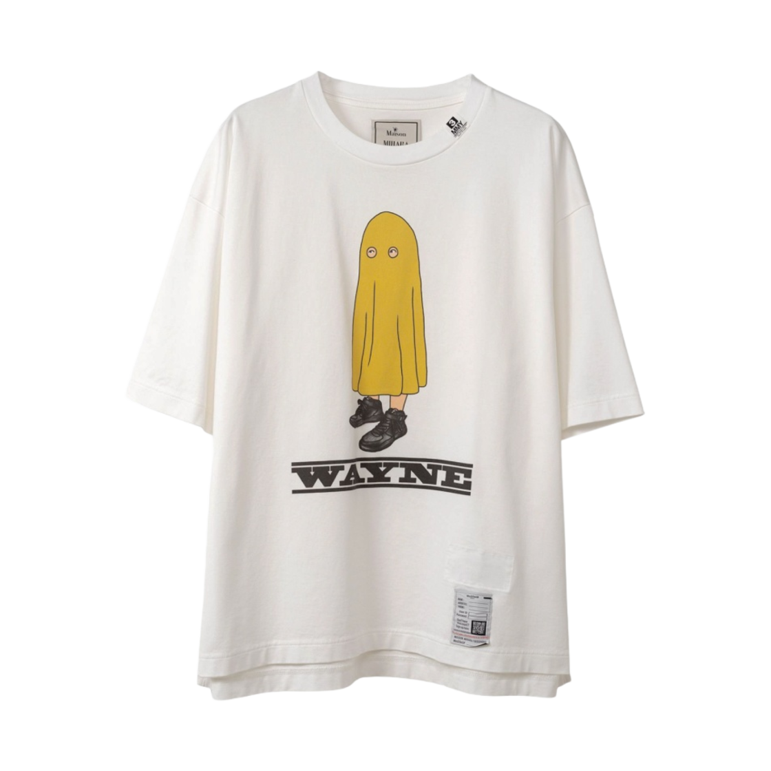 메종 미하라 야스히로 웨인 프린티드 티셔츠 화이트(Maison Mihara Yasuhiro Wayne Printed T-Shirt White) - 1