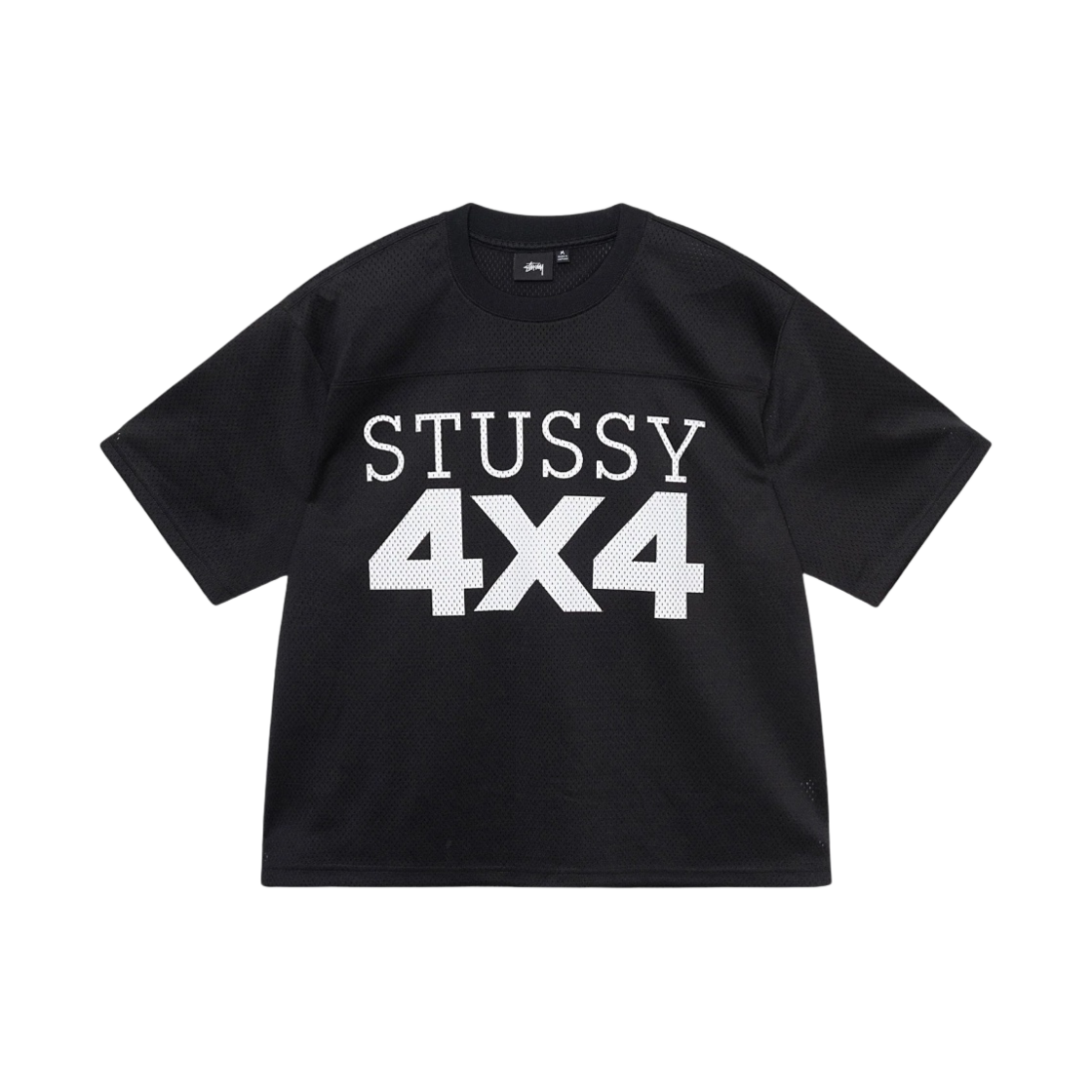 스투시 4x4 메쉬 풋볼 저지 블랙(Stussy 4x4 Mesh Football Jersey Black)