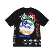Stussy Test Strike Pigment Dyed T-Shirt Black