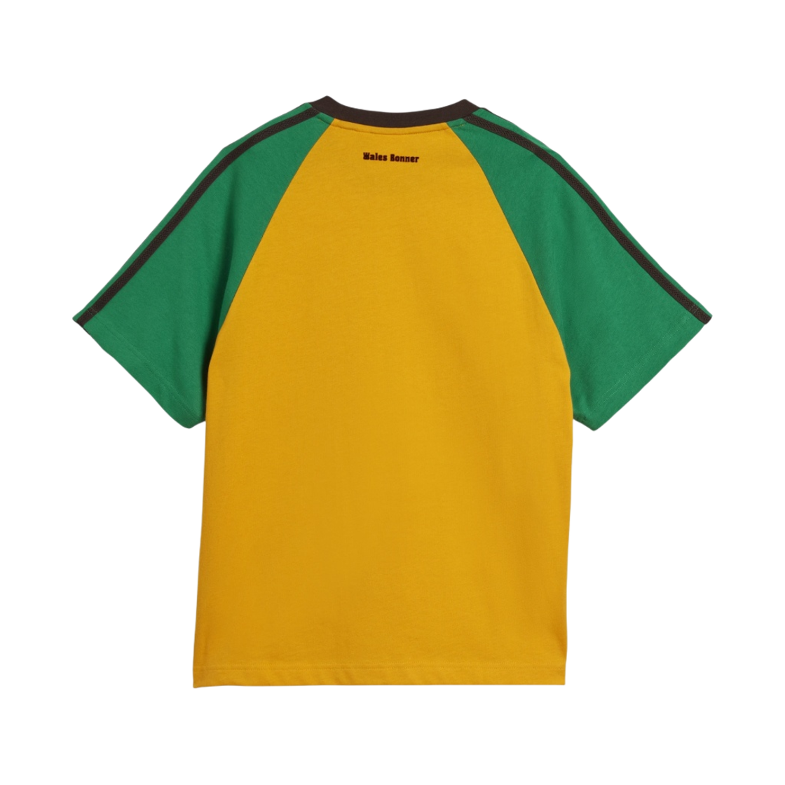아디다스 x 웨일스 보너 숏슬리브 티셔츠 컬리지에이트 골드 - US 사이즈(Adidas x Wales Bonner S/S T-Shirt Collegiate Gold - US Sizing) - 2