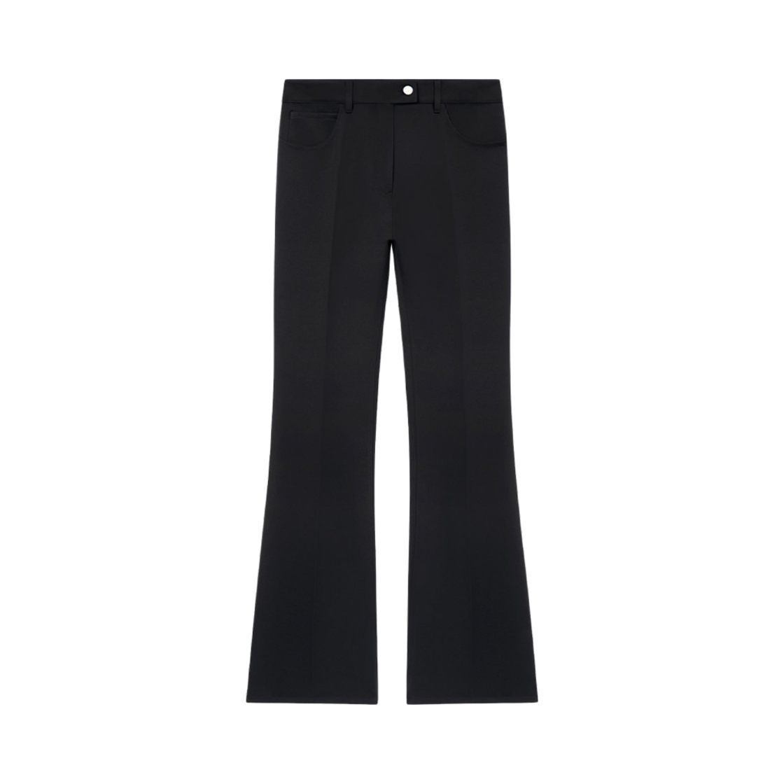 (W) 꾸레쥬 70's 트윌 부츠컷 팬츠 블랙((W) Courreges 70's Twill Bootcut Pants Black)