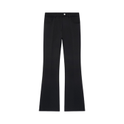 (W) Courreges 70's Twill Bootcut Pants Black