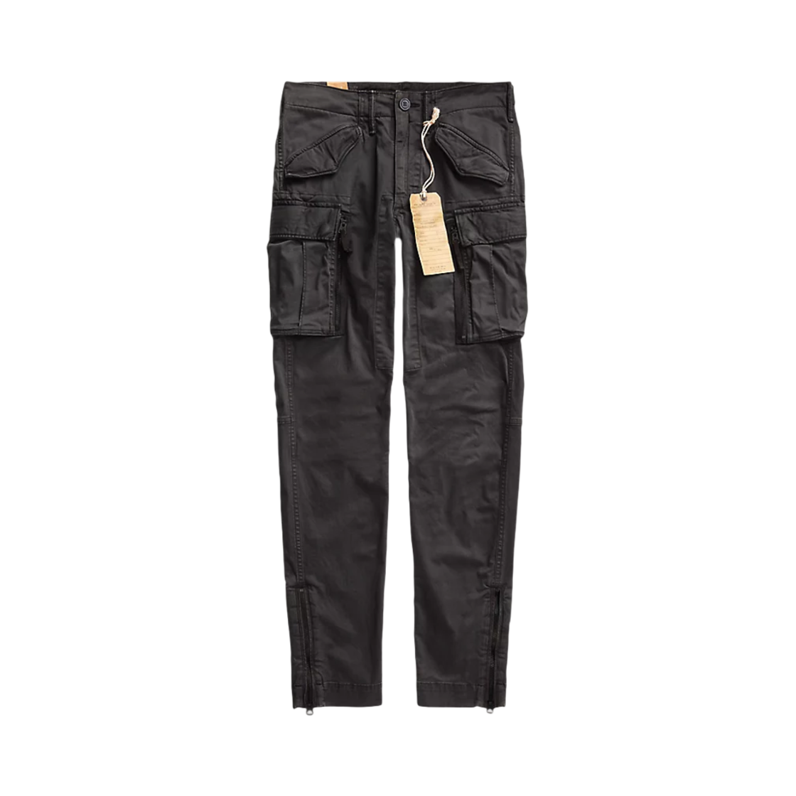 더블알엘 스트레치 스키니 카고 팬츠 블랙(Double RL Stretch Skinny Cargo Pants Black) - 1