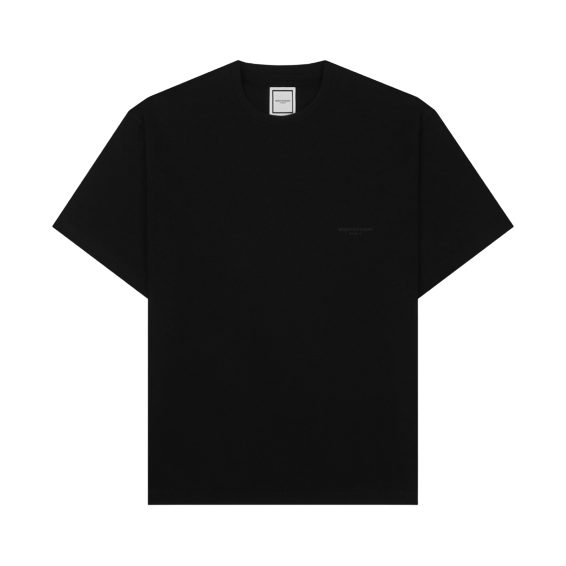 우영미 골드 크롬 백로고 티셔츠 블랙 - 22FW(Wooyoungmi Gold Chrome Back Logo T-Shirt Black - 22FW) - 2