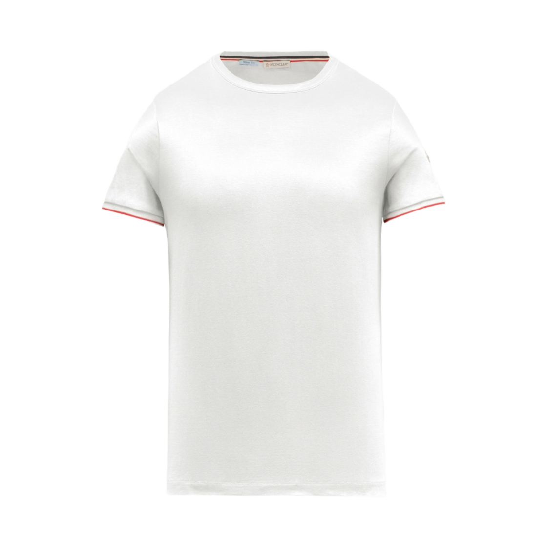 몽클레르 코튼 티셔츠 오프 화이트 - 23SS(Moncler Cotton T-Shirt Off White - 23SS) - 1