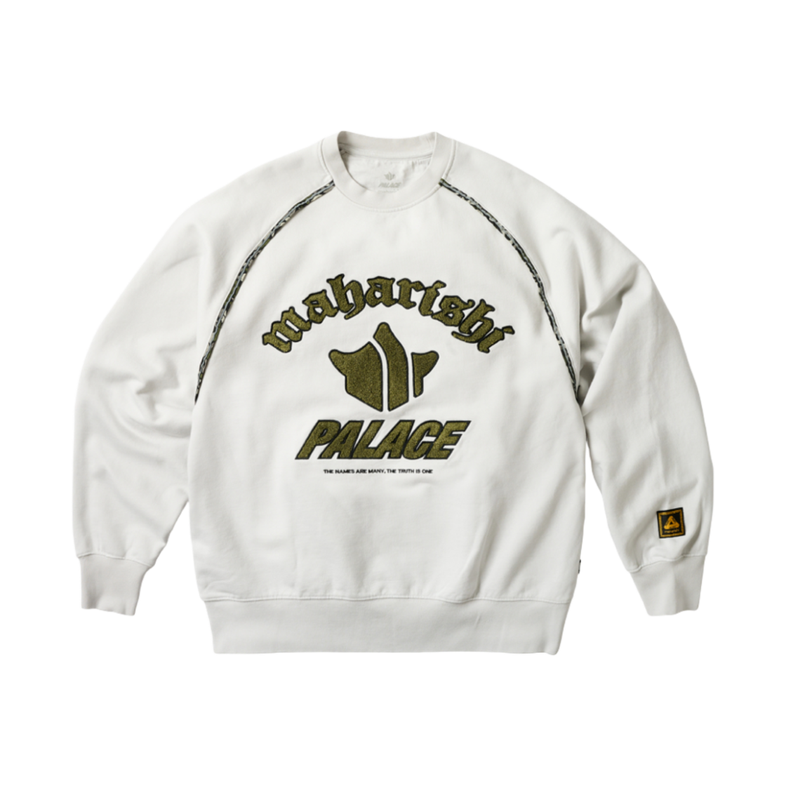 팔라스 x 마하리시 템플 스크립트 크루 스톤 - 25SS(Palace x Maharishi Temple Script Crew Stone - 25SS)
