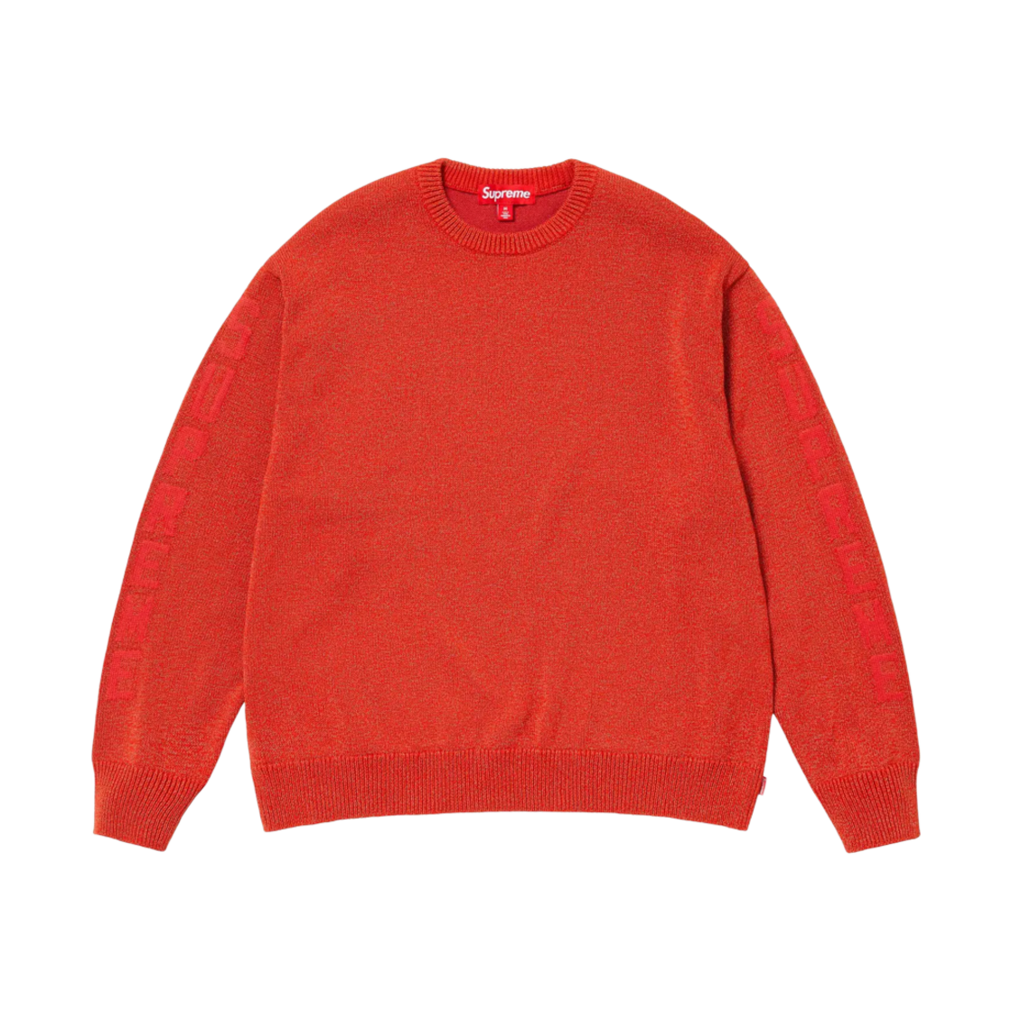 슈프림 리플렉티브 스웨터 오렌지 - 24SS