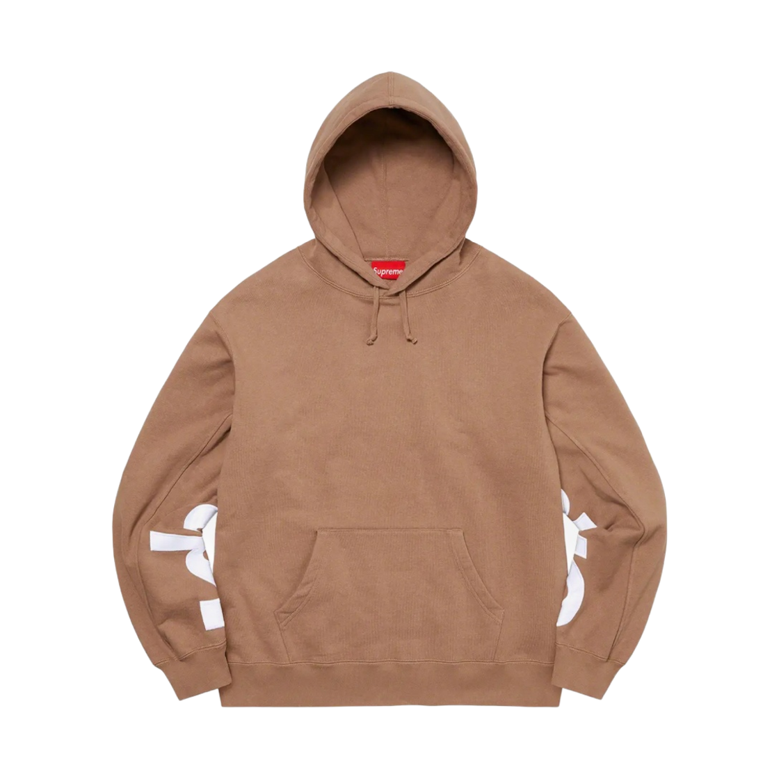 슈프림 크롭 패널즈 후드 스웨트셔츠 라이트 브라운 - 22SS(Supreme Cropped Panels Hooded Sweatshirt Light Brown - 22SS) - 1
