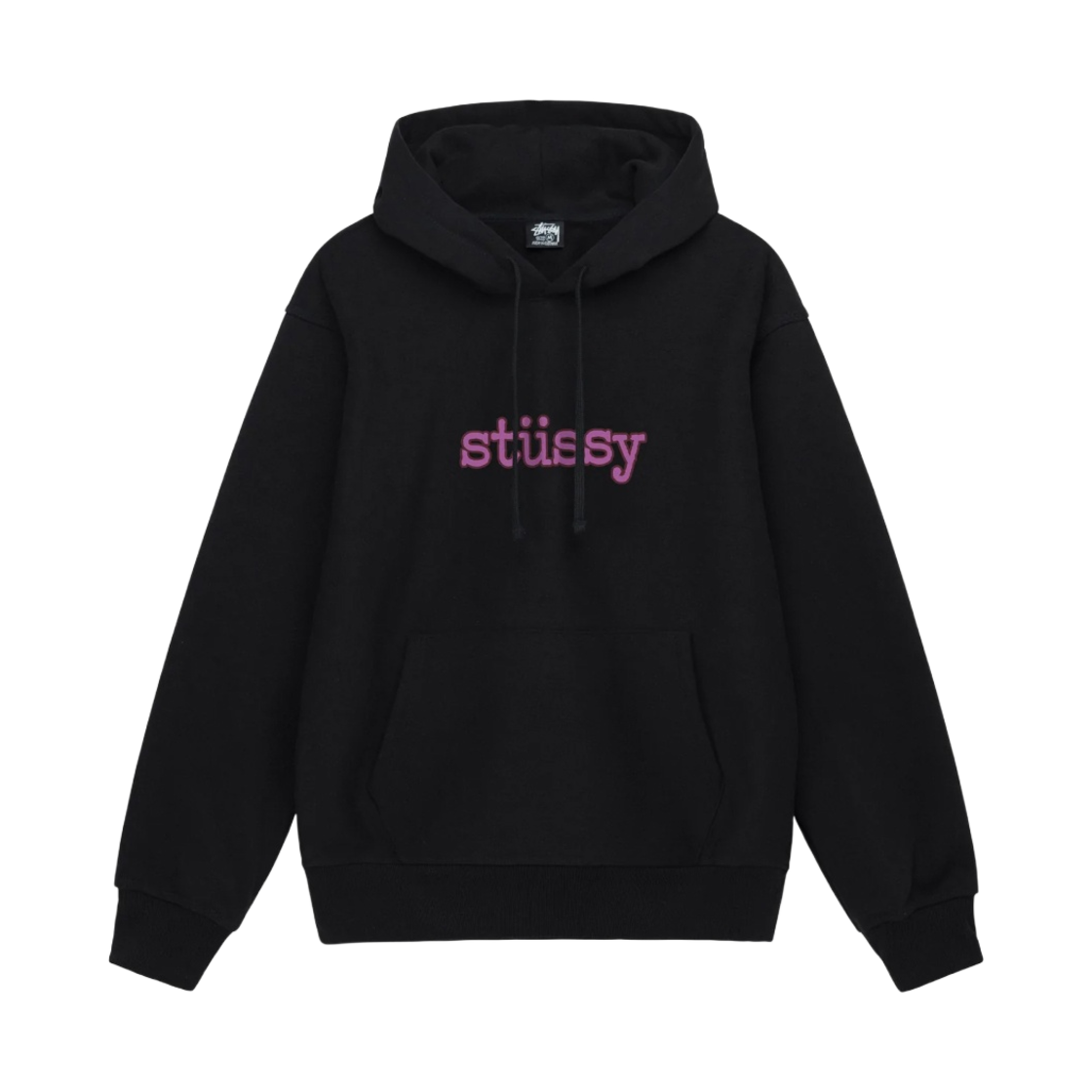 스투시 타이프라이터 후드 블랙(Stussy Typewriter Hoodie Black) - 1