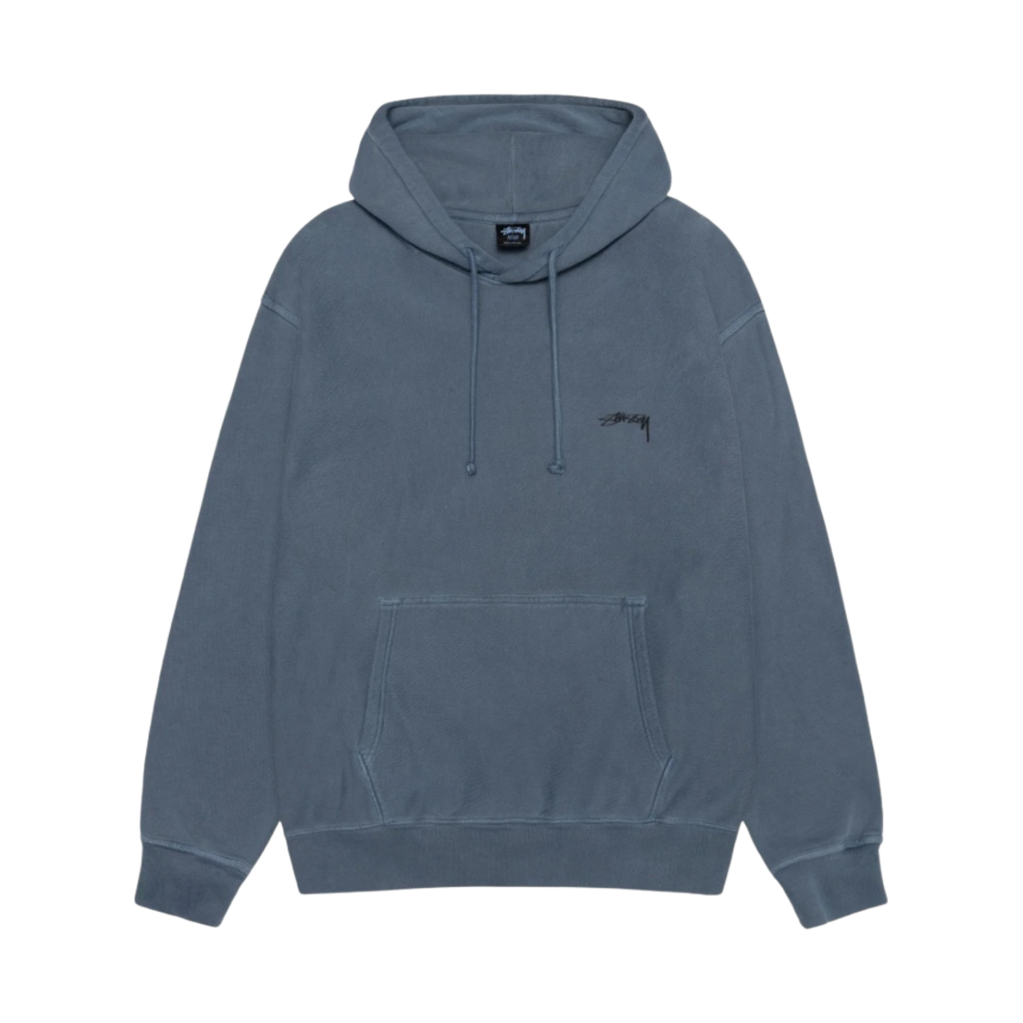 스투시 스무스 스탁 피그먼트 다이트 후드 네이비(Stussy Smooth Stock Pigment Dyed Hoodie Navy) - 1