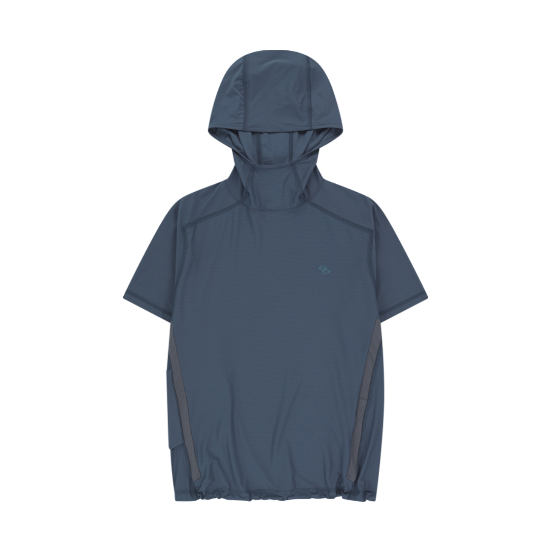 산산기어 후디드 포켓 티셔츠 블루