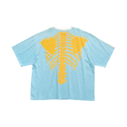 Kapital Cotton Sheeting Two Tone Big Pocket Bone T-Shirt Kinari Sax