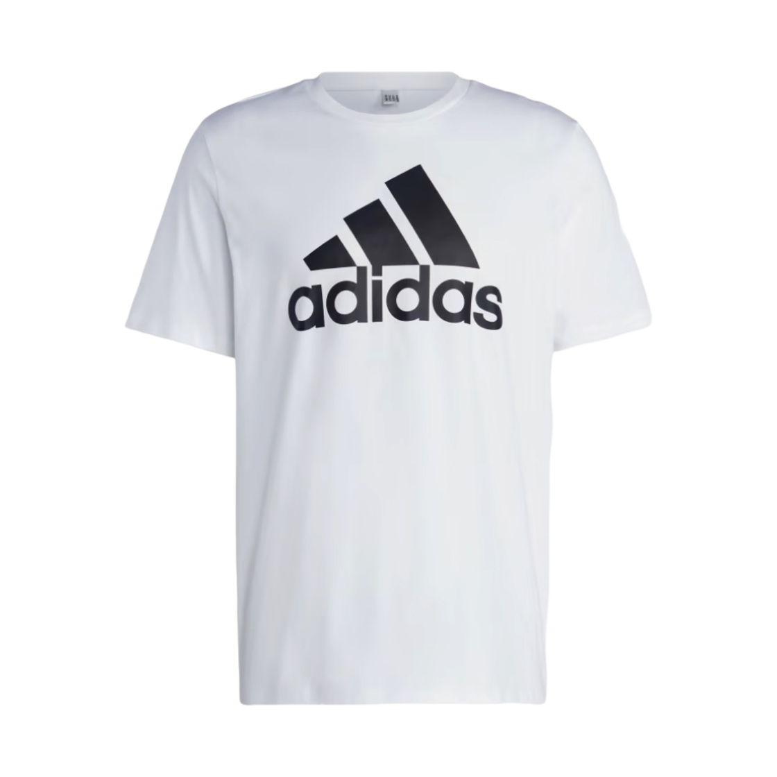 아디다스 에센셜 싱글 저지 빅 로고 티셔츠 화이트 - KR 사이즈(Adidas Essentials Single Jersey Big Logo T-Shirt White - KR Sizing) - 1