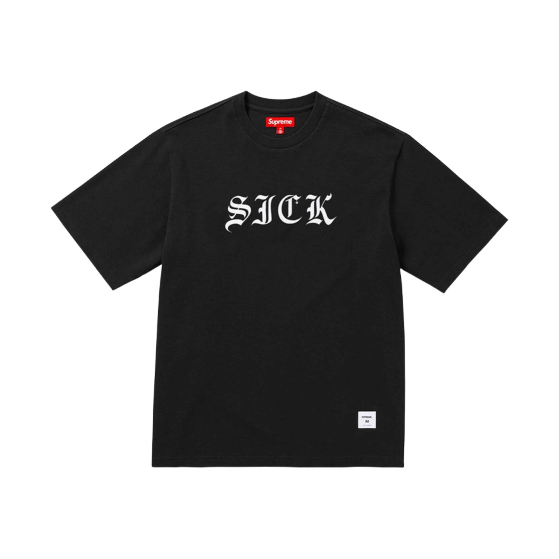 슈프림 식 숏슬리브 탑 블랙 - 24SS(Supreme Sick S/S Top Black - 24SS) - 1