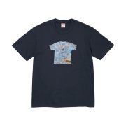 Supreme First T-Shirt Navy - 24SS