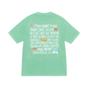 Stussy x Heal The Bay Summit To Sea Pigment Dyed T-Shirt Seafoam