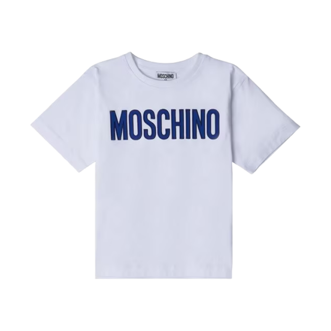 H2M02TLBA0010101 (Kids) Moschino Logo Embroidery T-Shirt White
