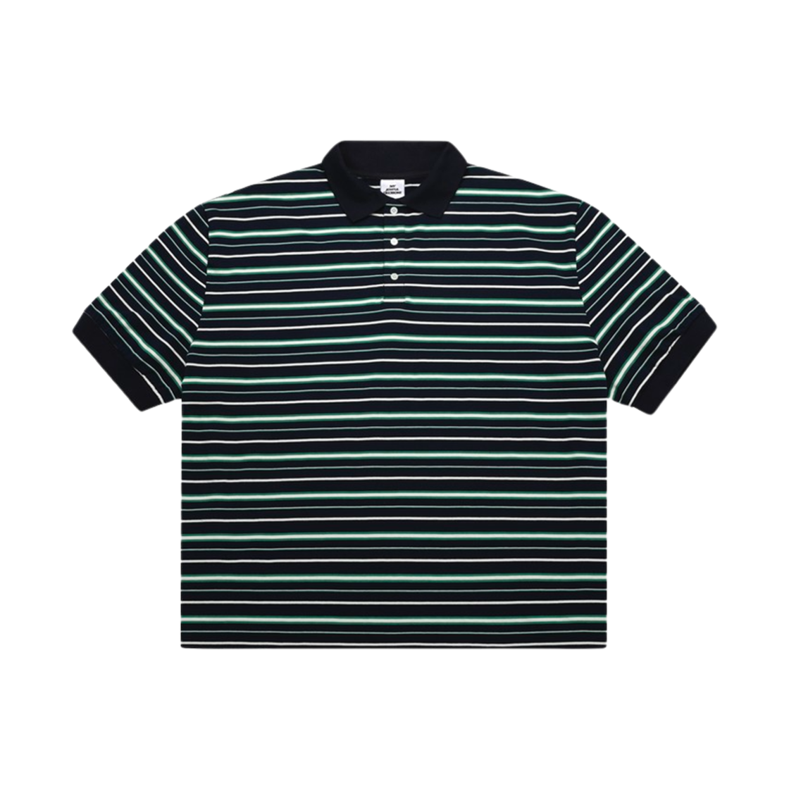 엠제이디 오버사이즈 스트라이프 폴로 그린(MJD Oversized Stripe Polo Green)