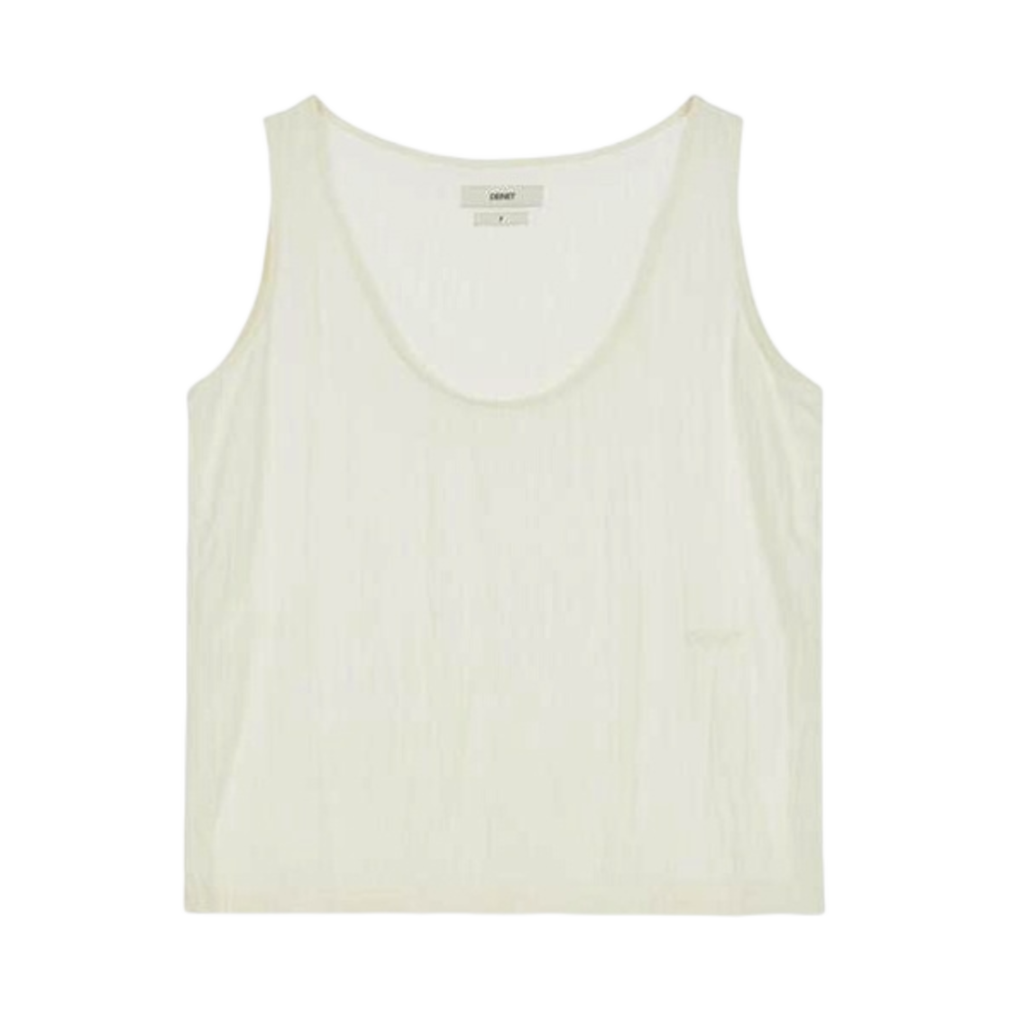 (W) 다이닛 미니멀 슬리브리스 아이보리((W) Deinet Minimal Sleeveless in Ivory)
