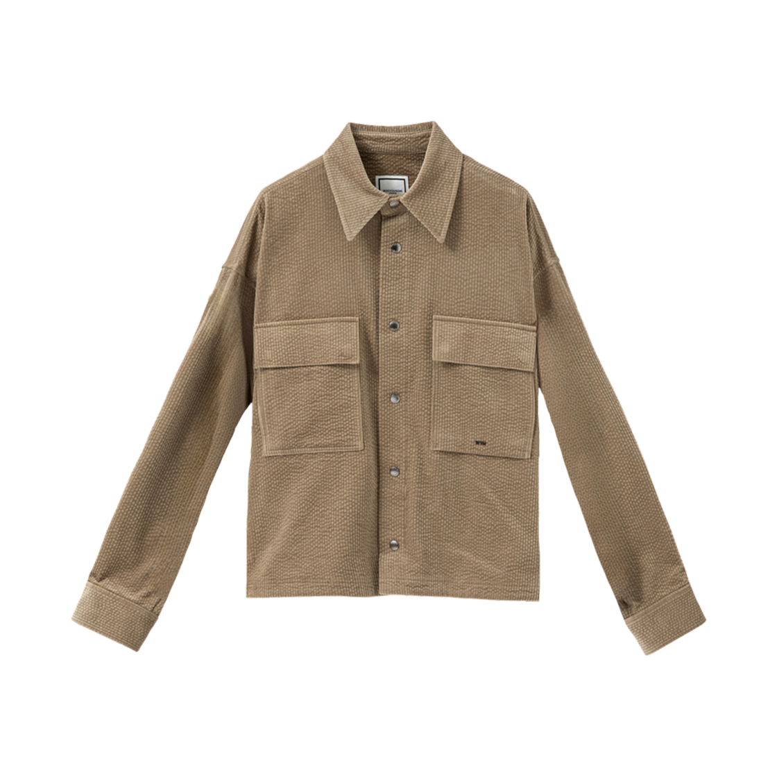 우영미 아웃 포켓 코듀로이 셔츠 베이지 - 24FW