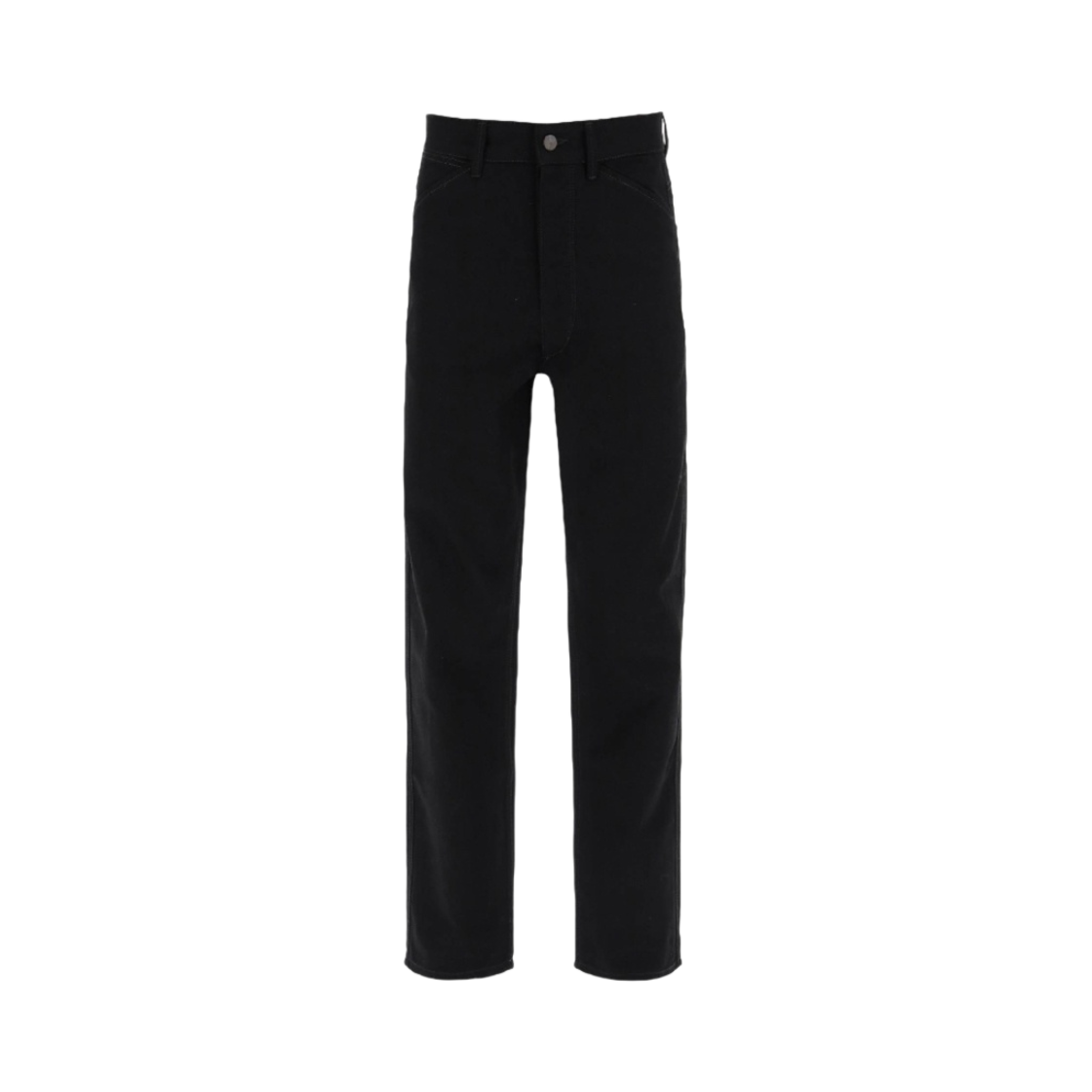 PA1055-LD1000-999 Lemaire Curved 5 Pocket Denim Pants Black