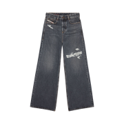 (W) Diesel 1996 D-Sire 007F6 Straight Jeans Black Dark Grey