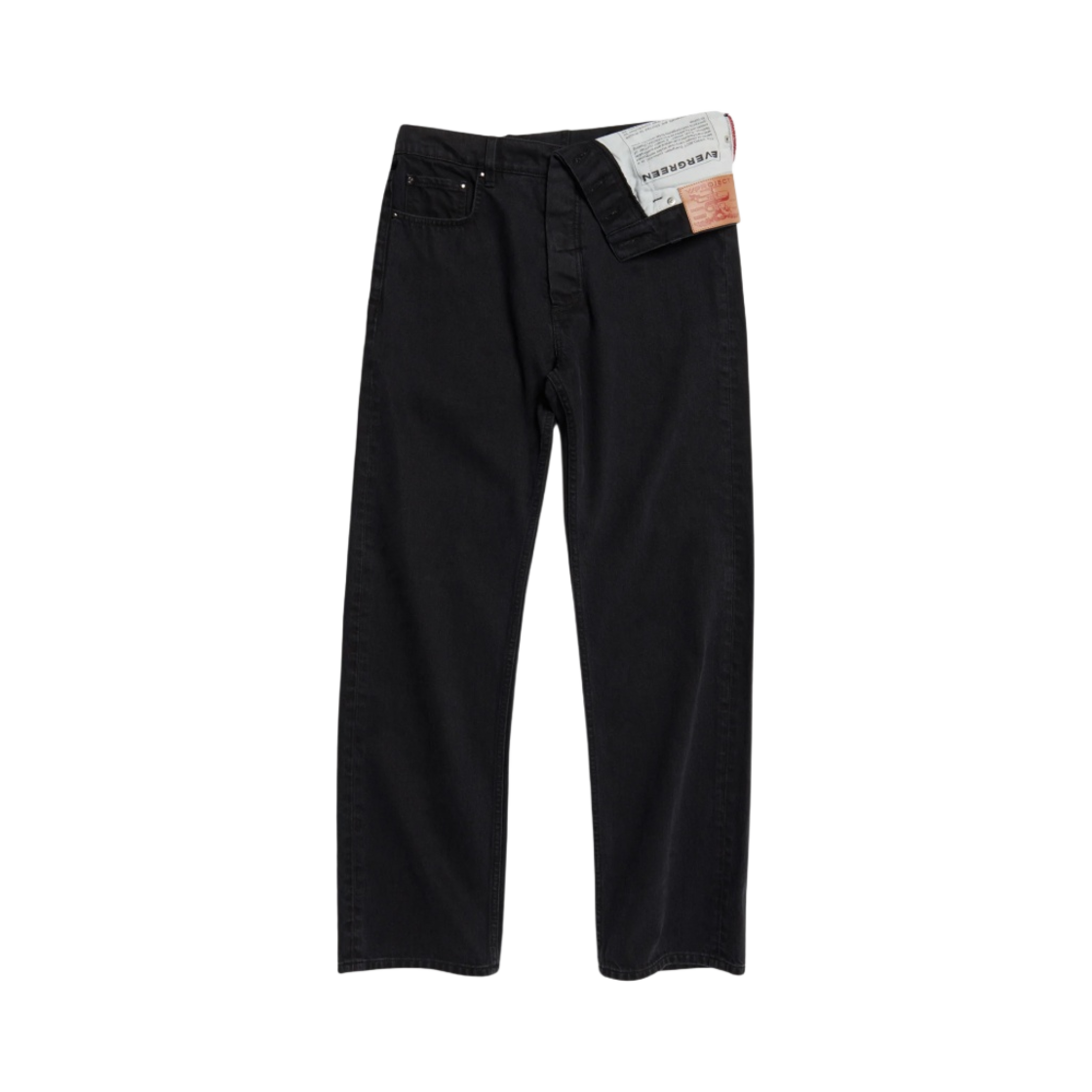 와이프로젝트 어시메트릭 웨이스트 진 헤비 SW 블랙 - 23FW(Y/Project Asymmetric Waist Jeans Heavy SW Black - 23FW)