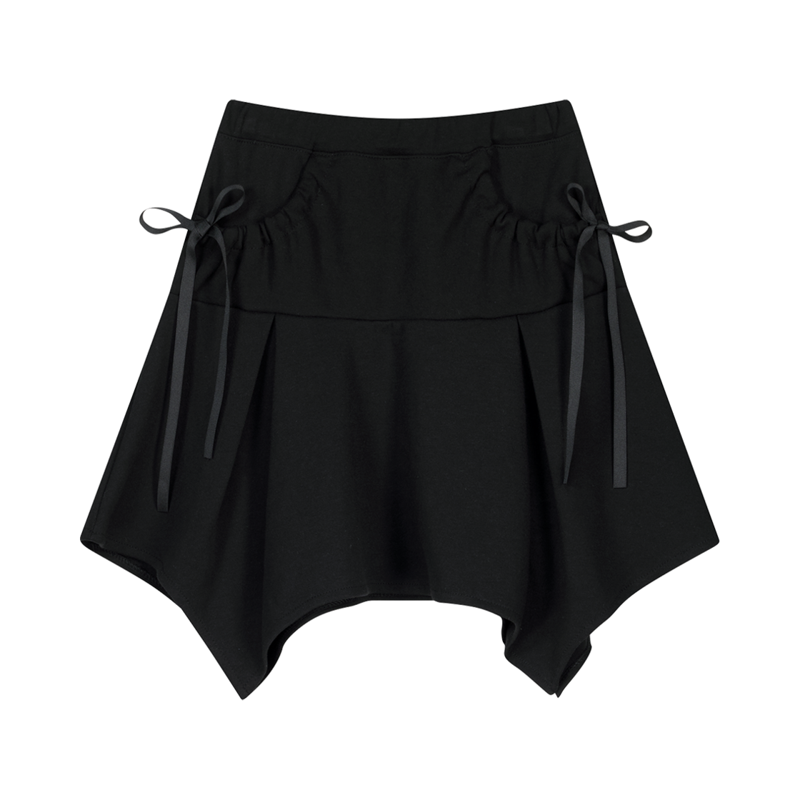 니어 노어 언발란스 페어리 스커트 블랙(NIIER NOR Unbalance Falry Skirt Black)