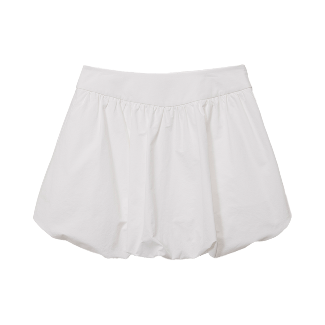 UDSK5A206WT Dunst Balloon Mini Skirt White