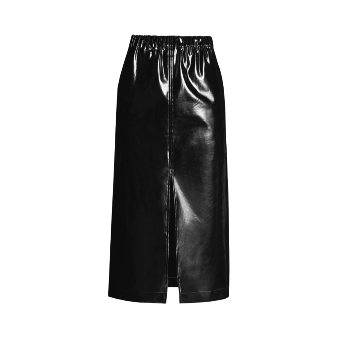 (W) 메종 마르지엘라 미디 스커트 블랙((W) Maison Margiela Midi Skirt Black) - 1