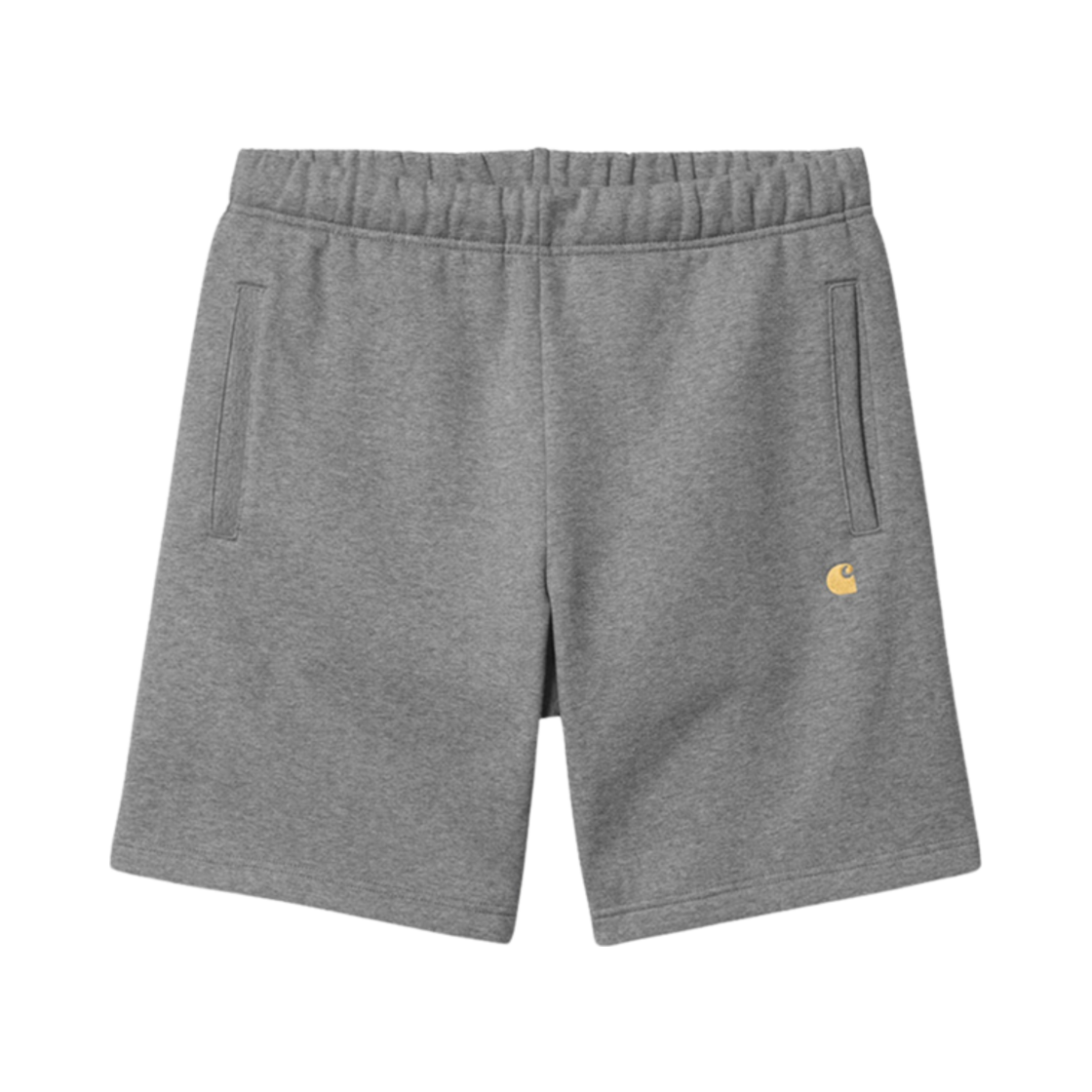 I033669-00C-XX Carhartt WIP Chase Sweat Short Dark Grey Heather