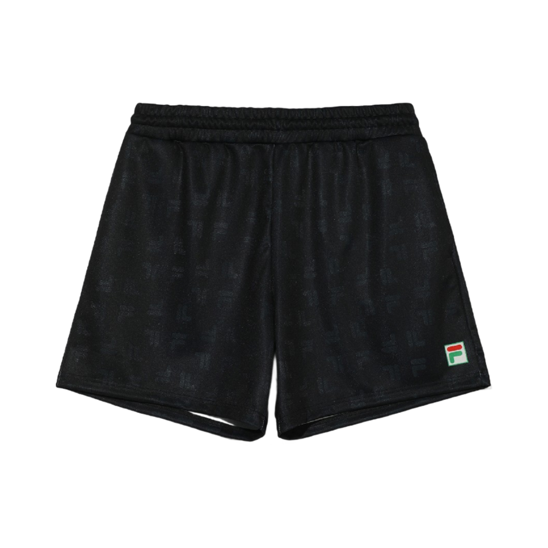 [6% 적립] 휠라 F+ 박스 자카드 스포티 쇼츠 블랙([6% 적립] FILA F+ Box Jacquard Sporty Short Black)