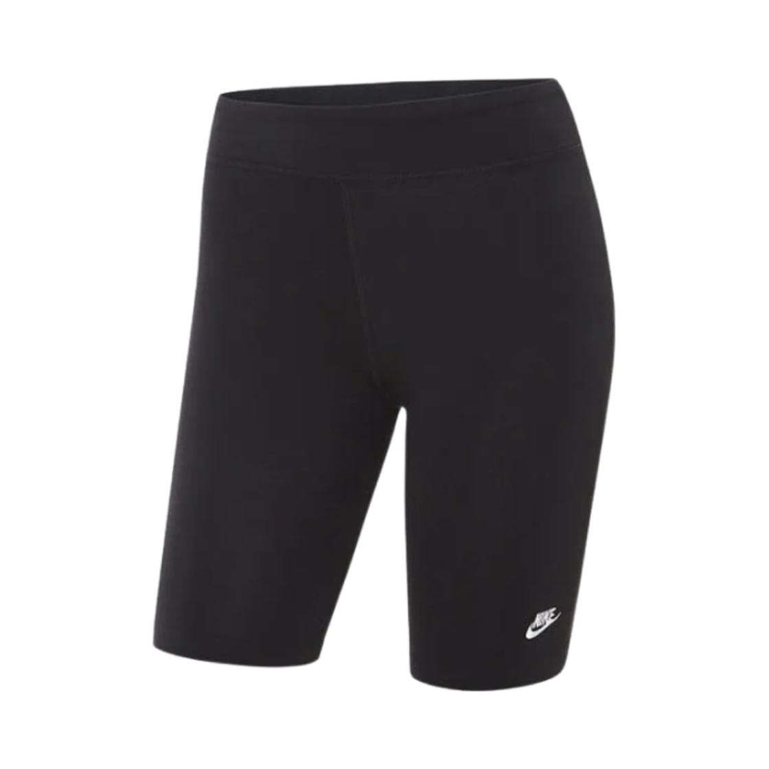 (키즈) 나이키 NSW 바이커 쇼츠 블랙 화이트