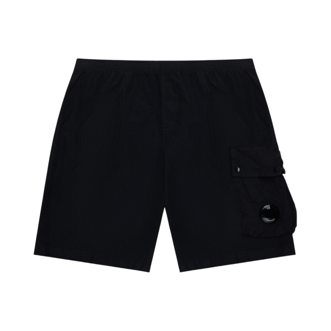 C.P. 컴퍼니 플랫 나일론 렌즈 스윔 쇼츠 블랙 - 23SS(C.P. Company Flatt Nylon Lens Swim Shorts Black - 23SS)
