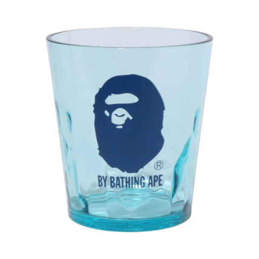 0ZXKAM916931O BAPE  x Plakira  Ape Head Glass Blue