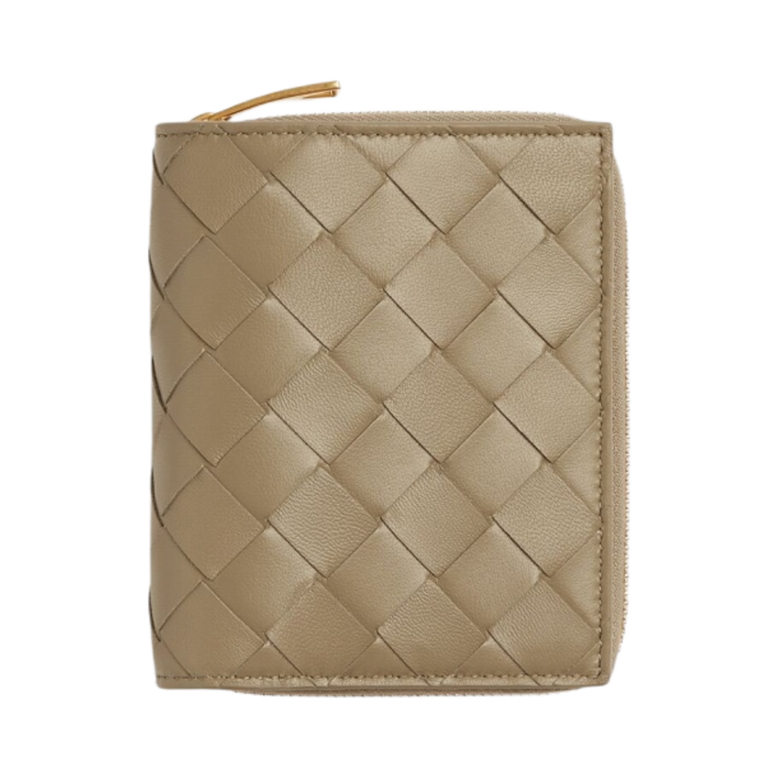 보테가 베네타 폴더형 지퍼 지갑 토프(Bottega Veneta Bi-Fold Zip Wallet Taupe) - 1