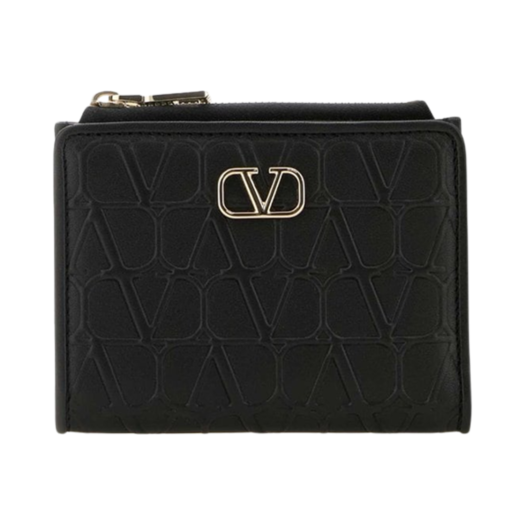Valentino Toile Iconographe Card Holer Black