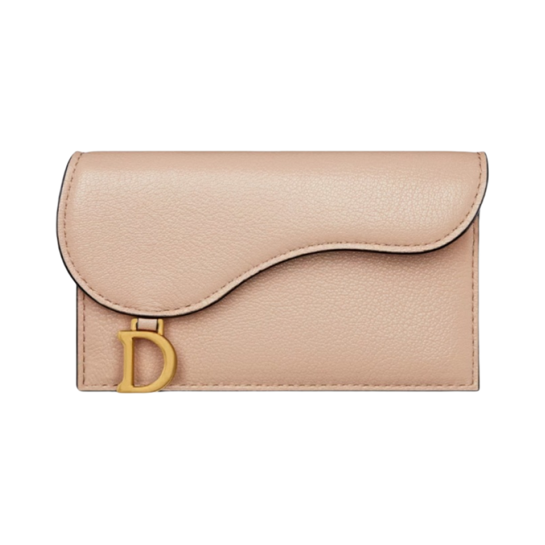 디올 새들 플랩 컴팩트 지퍼 카드 홀더 고트스킨 샌드 핑크(Dior Saddle Flap Compact Zipped Card Holder Goatskin Sand Pink) - 1