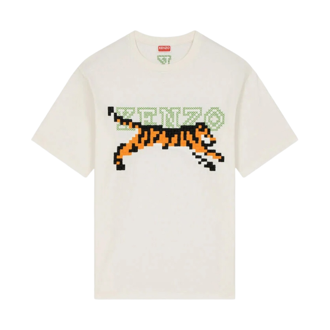 겐조 픽셀 티셔츠 오프 화이트