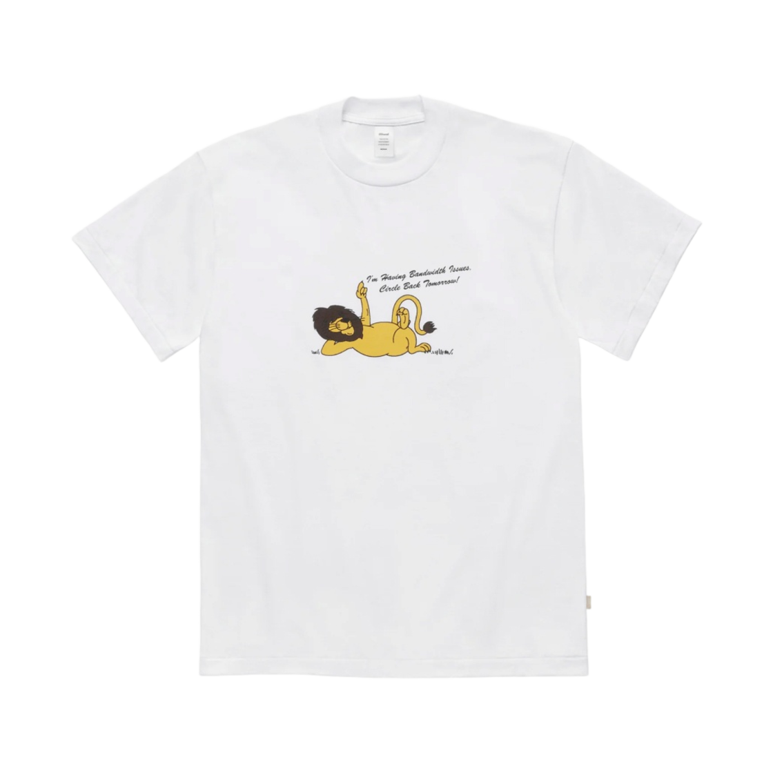 JJJ자운드 J90 밴드위스 티셔츠 화이트(JJJJound J90 Bandwidth T-Shirt White)