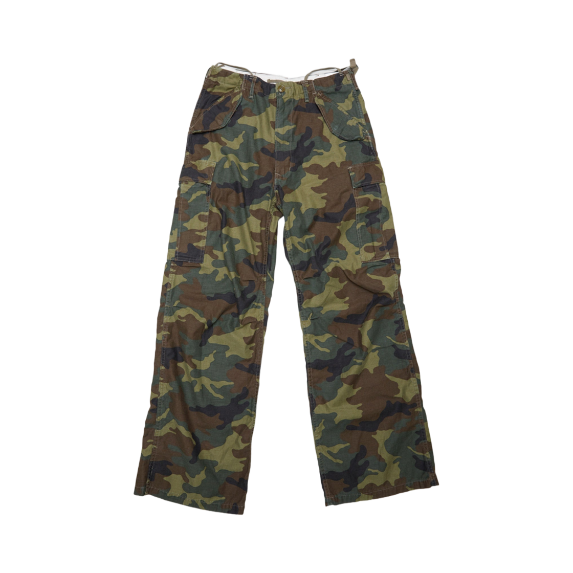 (W) R13 와이드 레그 카고 카모((W) R13 Wide Leg Cargo Camo)
