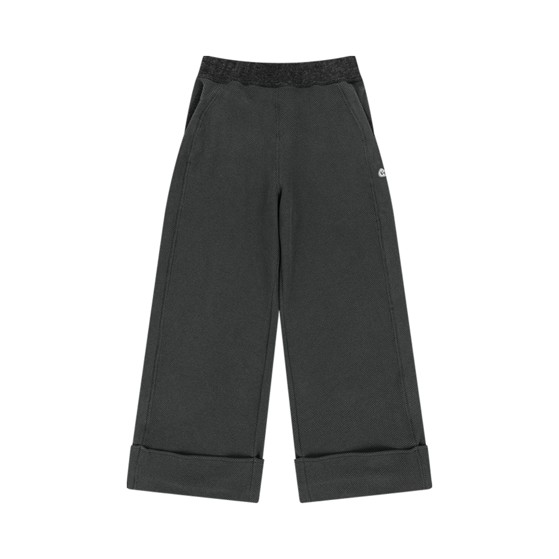 SU2501PT01 COYSEIO Ribbed Band Pants Charcoal